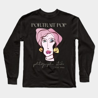 Portrait Pop Studio Long Sleeve T-Shirt